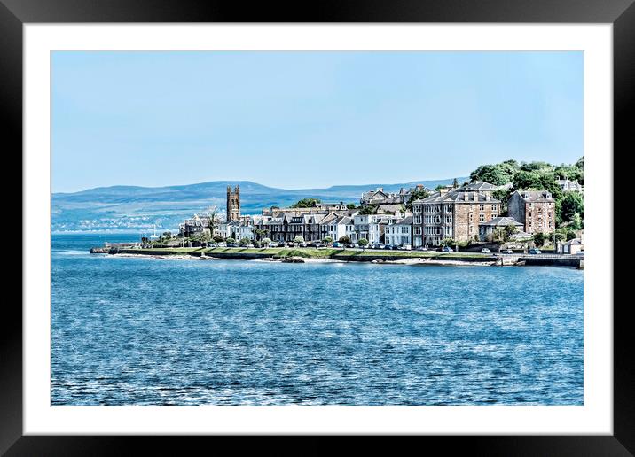  Rothesay Seafront Framed Mounted Print by Valerie Paterson