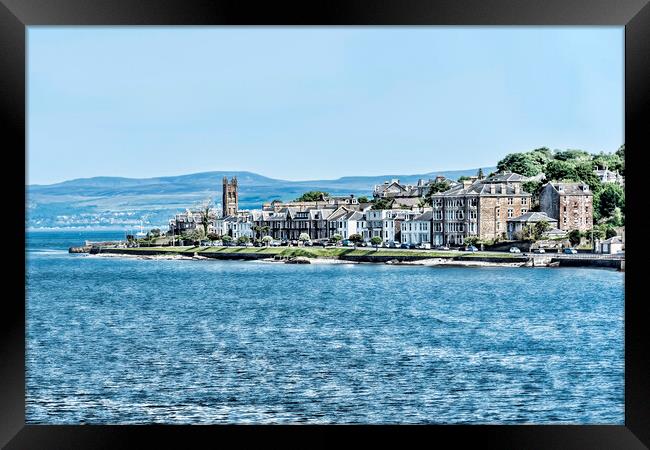 Rothesay Seafront Framed Print by Valerie Paterson