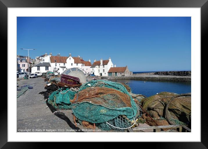Pittenweem Harbour Scotland  Framed Mounted Print by Mary M Rodgers