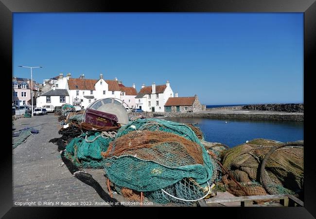 Pittenweem Harbour Scotland  Framed Print by Mary M Rodgers
