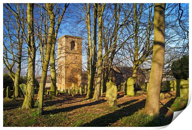 The Old Holy Trinity Church, Wentworth Print by Darren Galpin