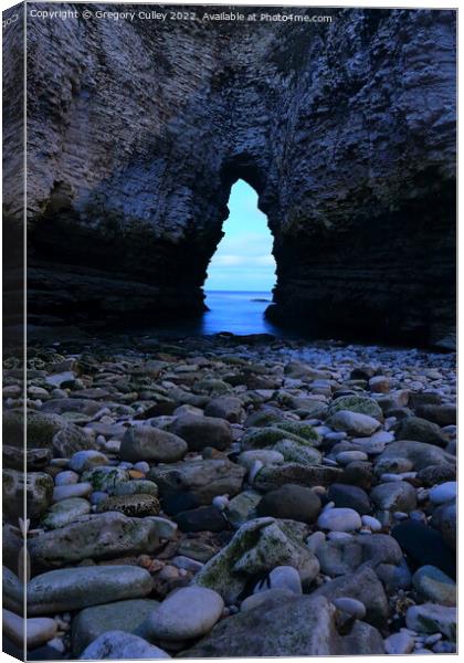 Flamborough Head Coastal View, East Riding of Yorkshire Canvas Print by Gregory Culley