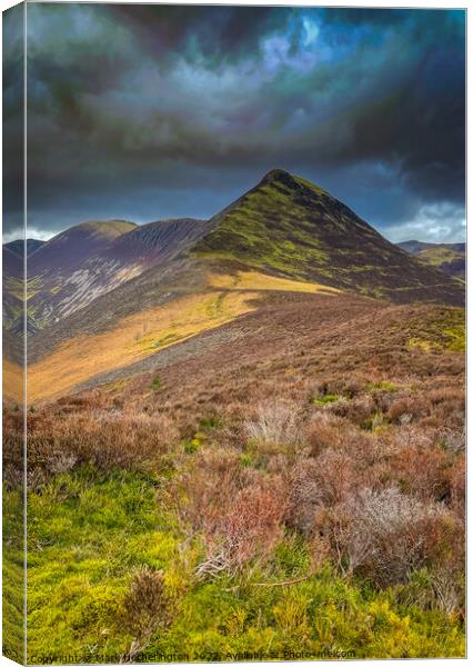 Causey Pike Canvas Print by Mark Hetherington