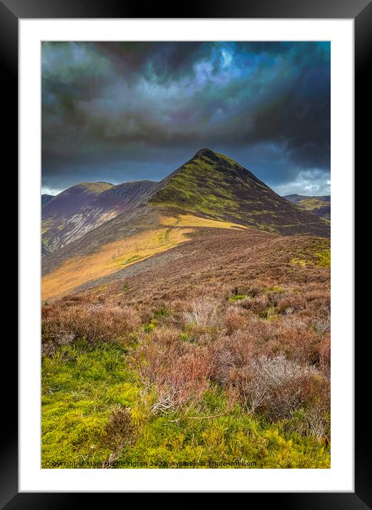 Causey Pike Framed Mounted Print by Mark Hetherington