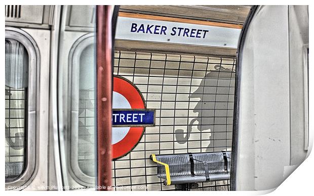 London Underground Station Print by Kevin Plunkett