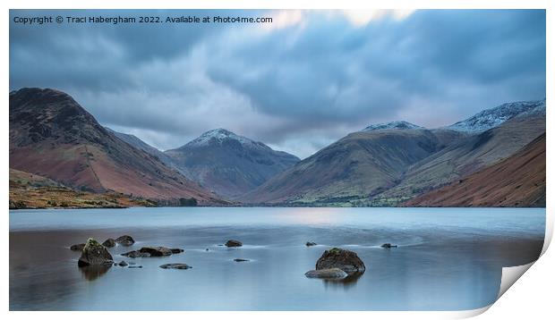 Wast Water Print by Traci Habergham