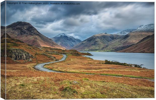 Wasdale Winding Road Canvas Print by Traci Habergham
