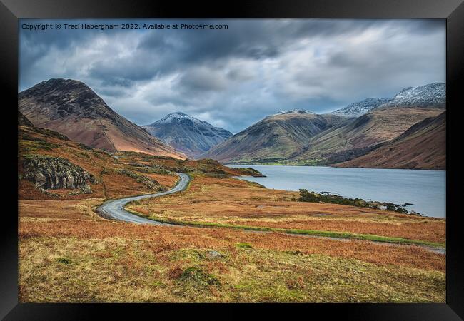 Wasdale Winding Road Framed Print by Traci Habergham