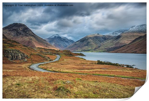 Wasdale Winding Road Print by Traci Habergham