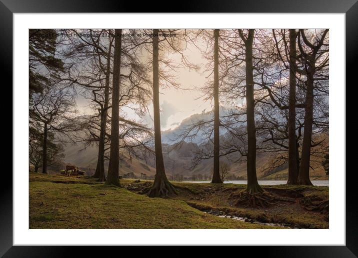 View to Buttermere Lake Framed Mounted Print by Traci Habergham