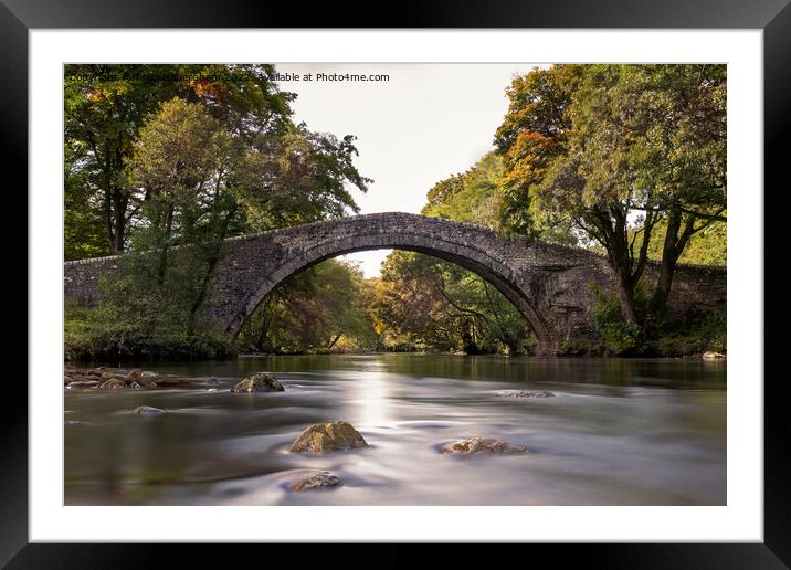 Stainforth Packhorse Bridge Framed Mounted Print by Traci Habergham