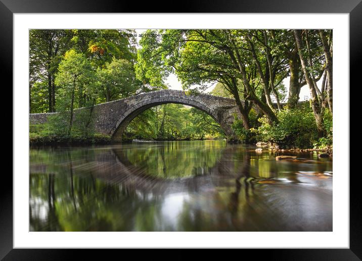 The Old Packhorse Bridge Framed Mounted Print by Traci Habergham