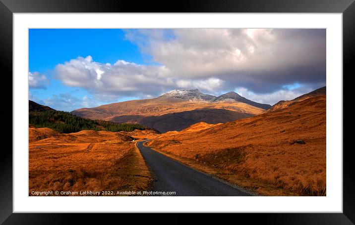 Ben More, Isle of Mull Framed Mounted Print by Graham Lathbury