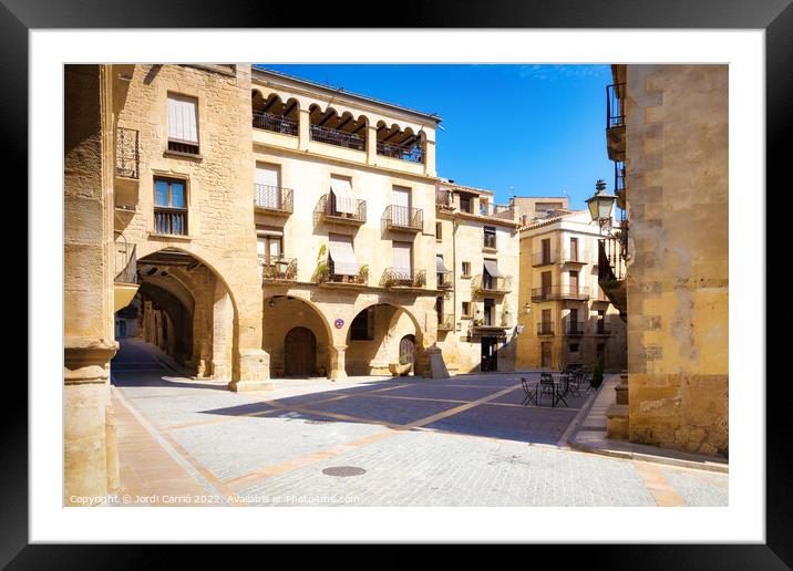 isit to the historic center of Calaceite, Aragon, Spain - Orton  Framed Mounted Print by Jordi Carrio