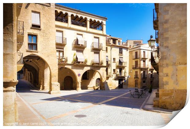 isit to the historic center of Calaceite, Aragon, Spain - Orton  Print by Jordi Carrio