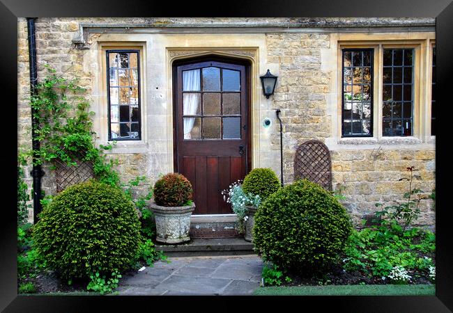 Cotswold Cottage Bourton on the Water Cotswolds UK Framed Print by Andy Evans Photos