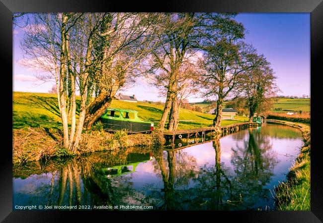 Old Boat Brecon & Monmouthshire Canal Framed Print by Joel Woodward