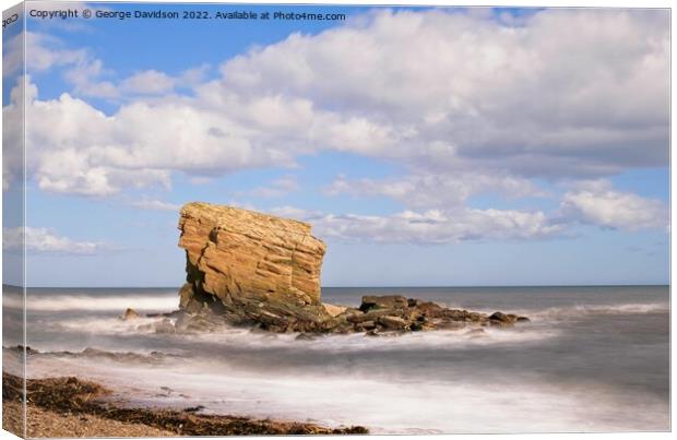 Collywell Bay 1  Canvas Print by George Davidson