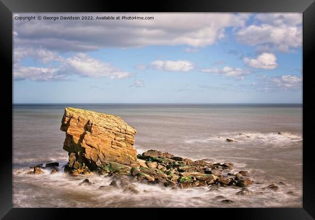 Collywell Bay 2  Framed Print by George Davidson