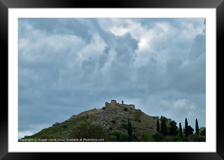 Castle of Aracena Framed Mounted Print by Angelo DeVal