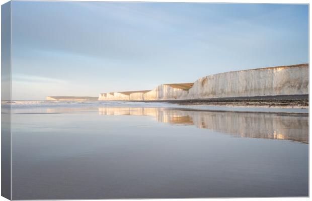 Reflections of Seven Sisters Canvas Print by Trevor Sherwin
