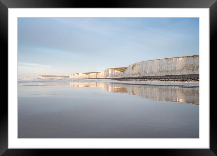 Reflections of Seven Sisters Framed Mounted Print by Trevor Sherwin