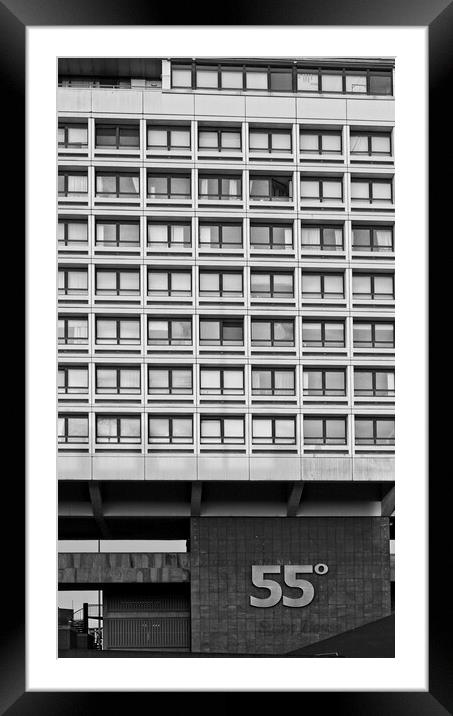 55 Degrees, Newcastle Framed Mounted Print by Rob Cole