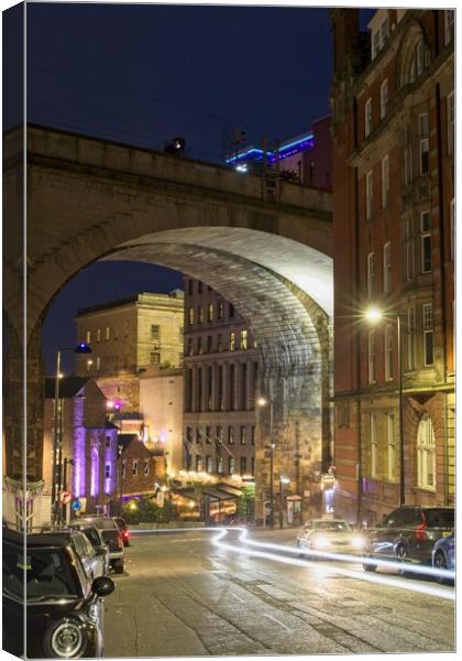 Dean Street, Newcastle upon Tyne Canvas Print by Rob Cole