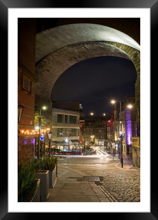Side, Newcastle upn Tyne Framed Mounted Print by Rob Cole
