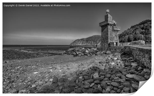 Majestic Lynmouth Tower Print by Derek Daniel