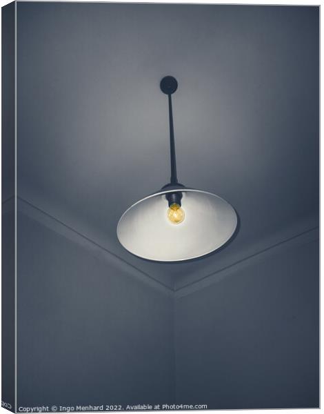 A shining lamp in the dark Canvas Print by Ingo Menhard