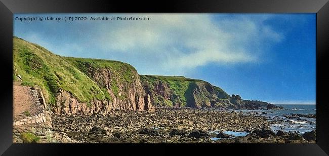 stonehaven beach  Framed Print by dale rys (LP)