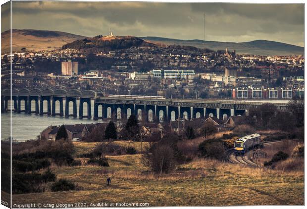 Dundee Cityscape Canvas Print by Craig Doogan