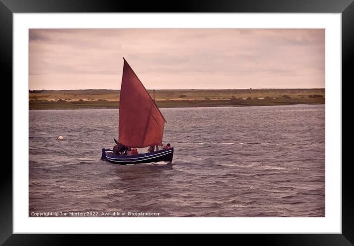 Catch The Wind Framed Mounted Print by Ian Merton
