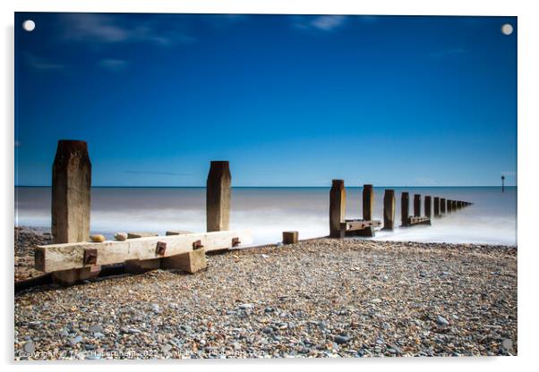 Hornsea East Yorkshire Acrylic by Traci Habergham