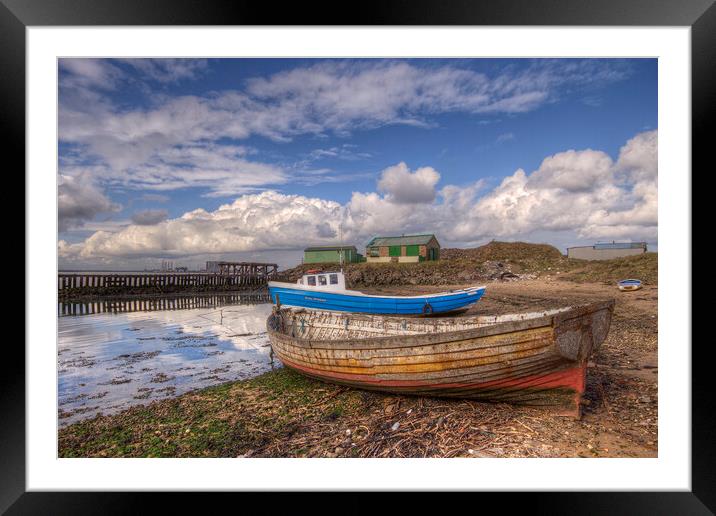 Two Boats Framed Mounted Print by Dave Urwin