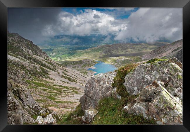 View From Cadair Idris  Framed Print by Dave Urwin
