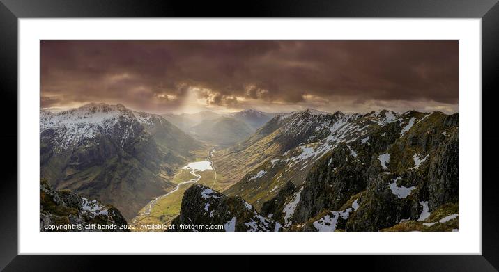 Glencoe mountains Framed Mounted Print by Scotland's Scenery