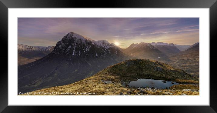 Glencoe mountain Framed Mounted Print by Scotland's Scenery