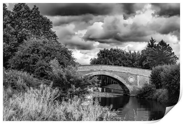 Tadpole Bridge Print by Joyce Storey