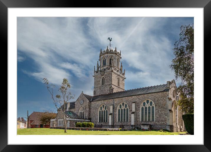 St Andrew's Church, Colyton Framed Mounted Print by Wendy Williams CPAGB