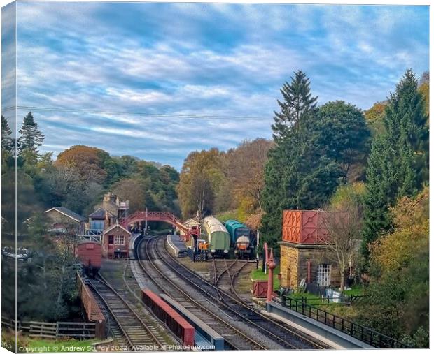 Goathland Canvas Print by Andrew  Sturdy