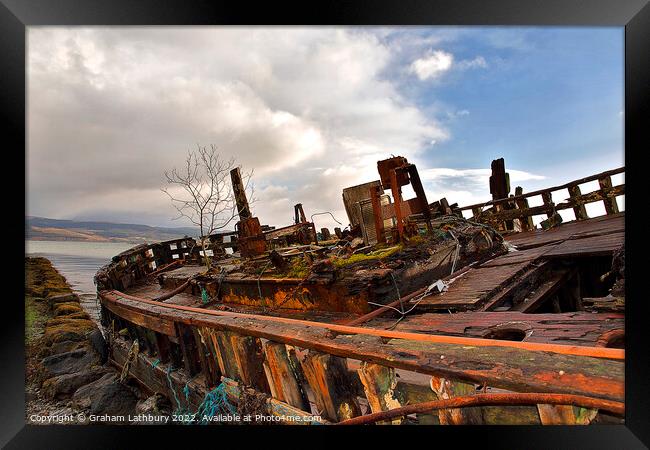 Nature Reclaiming Framed Print by Graham Lathbury