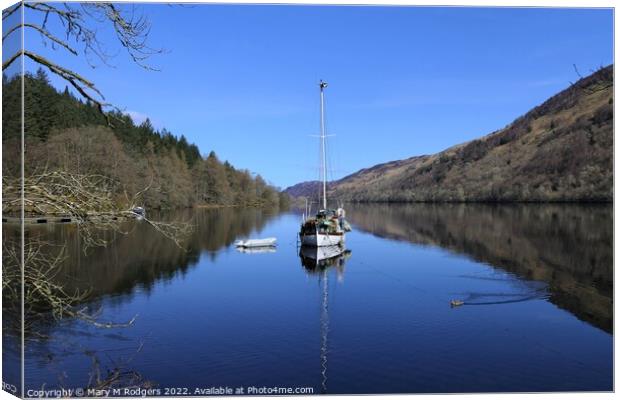 Loch Oich  Canvas Print by Mary M Rodgers