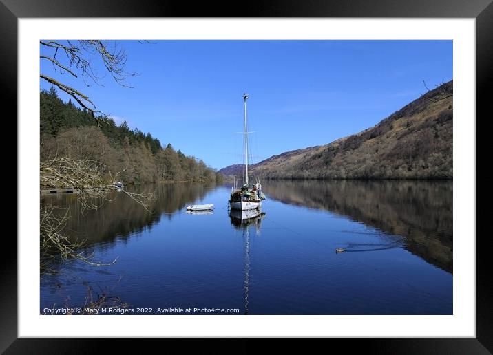 Loch Oich  Framed Mounted Print by Mary M Rodgers