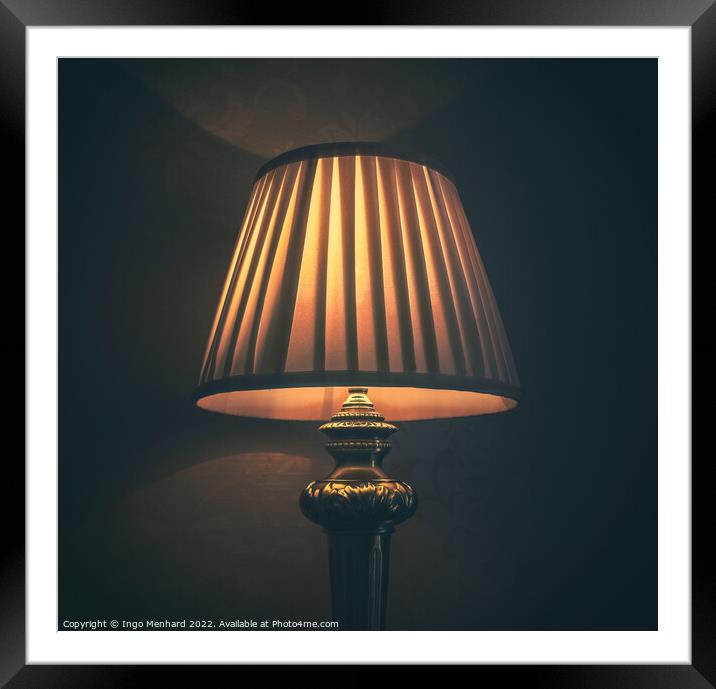 Irish Vintage Lamp Framed Mounted Print by Ingo Menhard