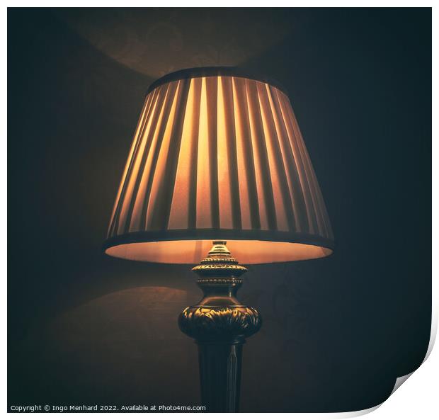 Irish Vintage Lamp Print by Ingo Menhard