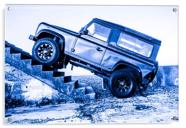 Land Rover Adventure Acrylic by Daniel Gwalter