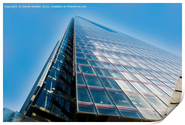 The Shard from the ground Print by Daniel Gwalter