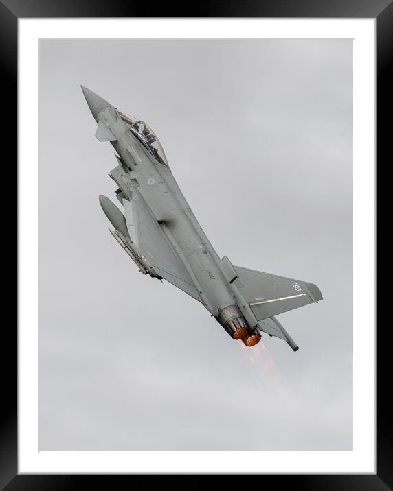 Typhoon ZK387 Performance Climb Framed Mounted Print by J Biggadike